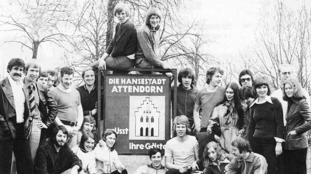 Das Team der Hansestadt, das 1975 beim "Spiel ohne Grenzen" antrat. von extern