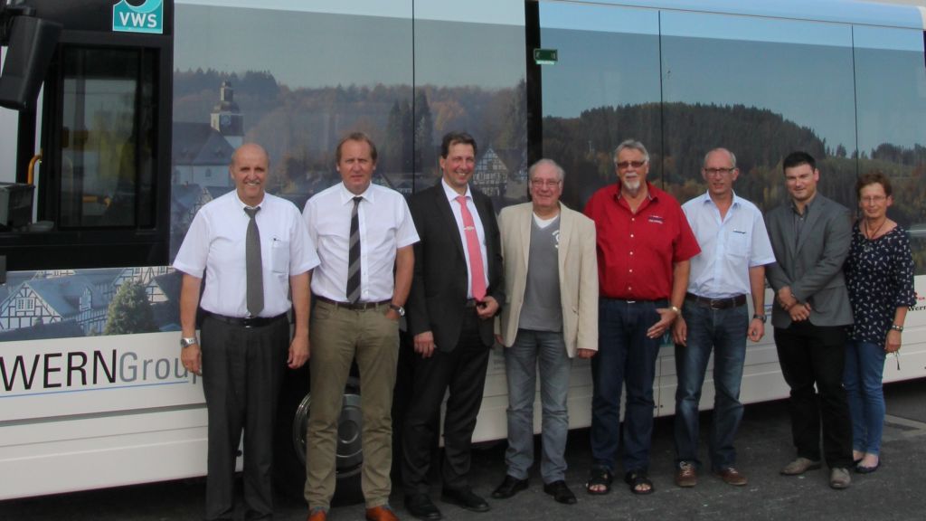 Von links: Gerhard Bettermann, Werner Rosenthal, Stephan Degen, Thomas Förderer, Klaus-Dieter Wern, Meinolf Schmidt, Jörg Mühlhaus und Angelika Rosenow