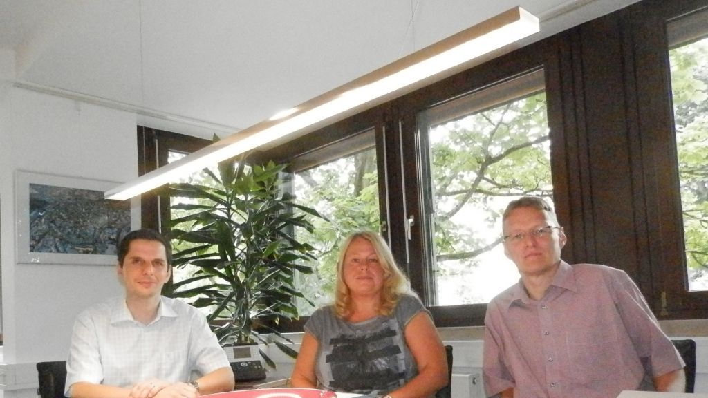 Im Gespräch mit LokalPlus: (Von links) Christian Pospischil, Christiane Plugge und Klaus Hesener. von Kyrosch Alidusti