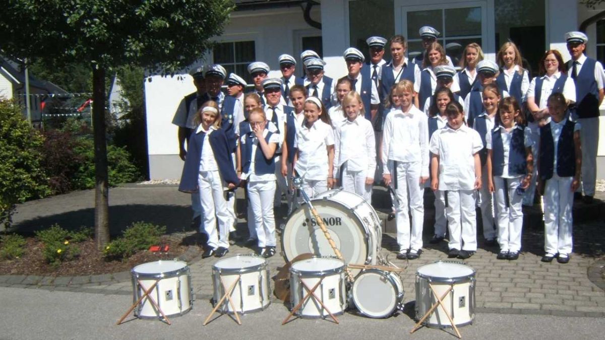 Eine Aufnahme des Tambourkorps´ aus dem Jahre 2008.