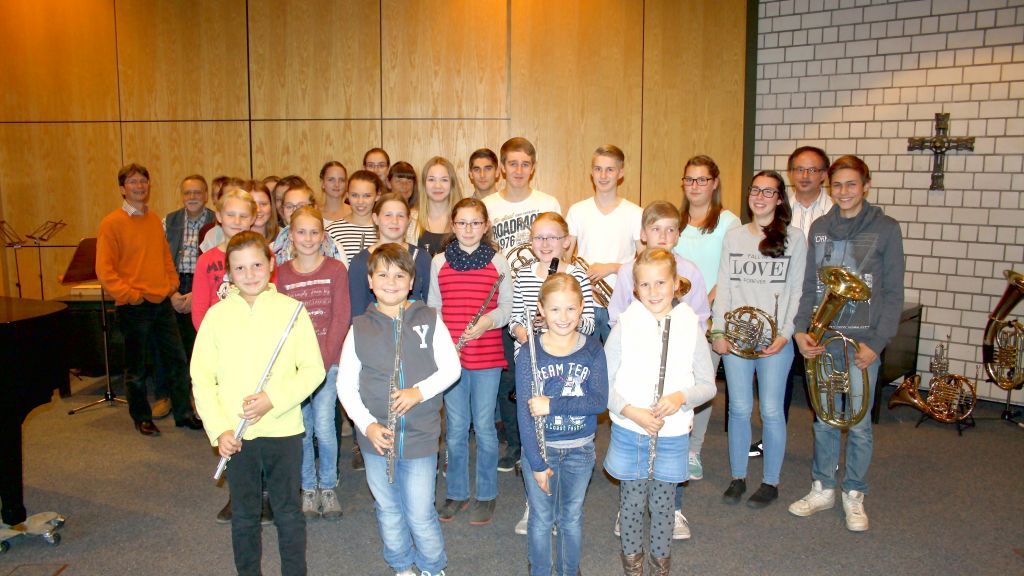 Die Schüler der Musikschule Lennestadt/Kirchhundem zeigten bei einem Bläserkonzert ihr Können.