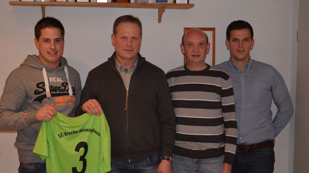 Trainervorstellung für die nächste Saison: (von links) Fabian Schmidt, Ralf Decher, Rafael Wintersohl und Sascha Kreis.
