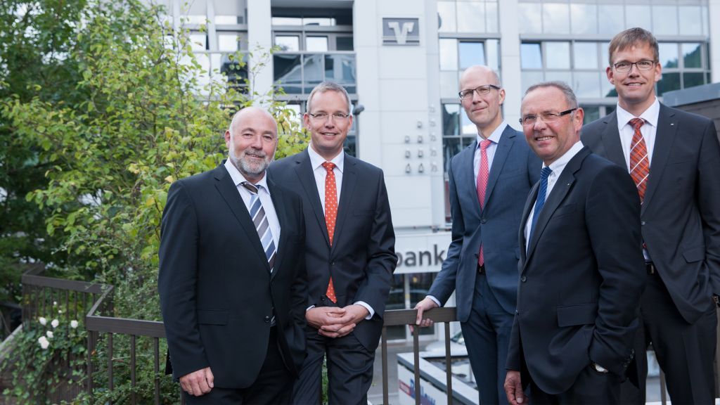 Der Vorstand der Volksbank Bigge-Lenne.