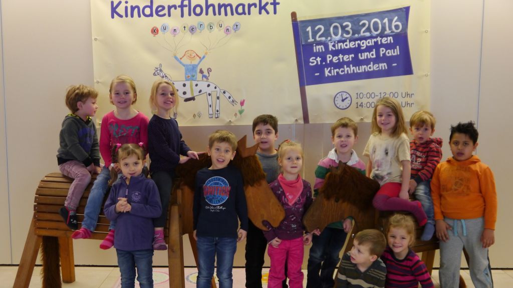 Der Erlös des Flohmarkts kommt den Kindergartenkindern zu Gute.