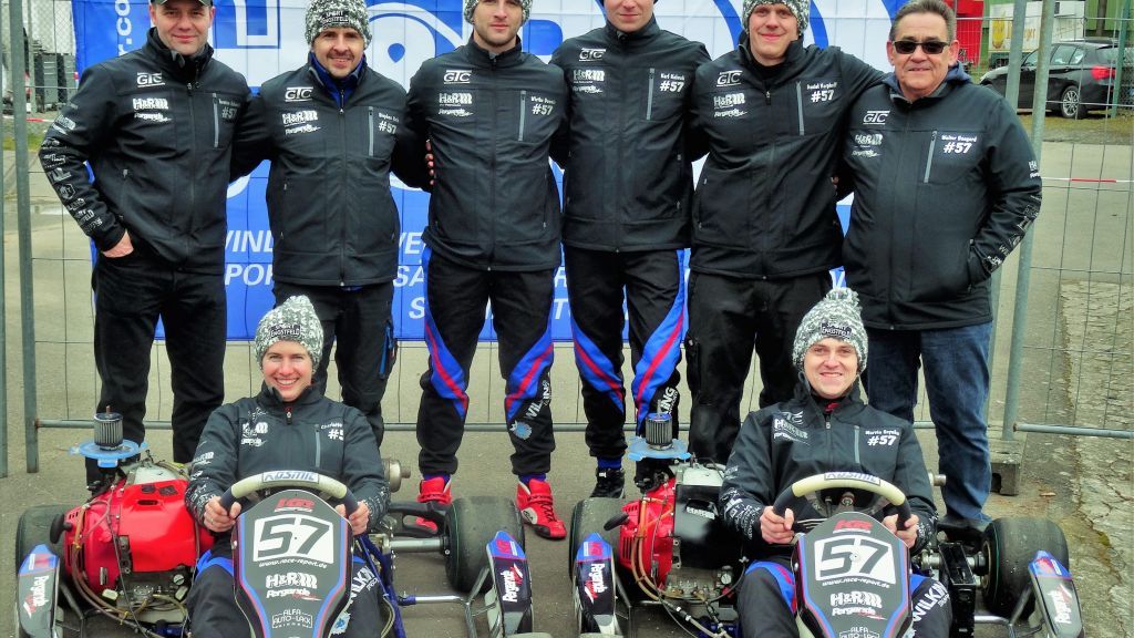 Gehen hochmotiviert und ambitioniert in die Saison: die Kartfahrer von „H&R Pergande Racing“.