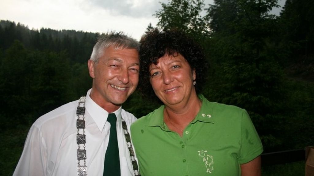 Das neue Marmecker Königspaar:Wolfgang und Anja Beckmann. von s: Jill Arens