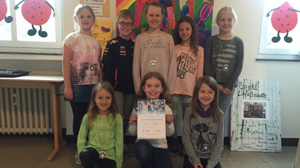 Schafften es mit Tempo und Geschick auf Rang zwei beim WSV-Sommer-Cup: die Inline-Skater der Grundschule Heinsberg.