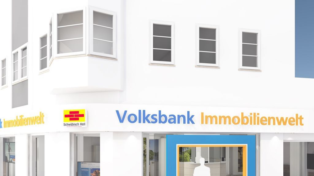 Die neue Volksbank Immobilienwelt in der Franziskanerpassage. von Modell Volksbank Olpe-Wenden-Drolshagen eG