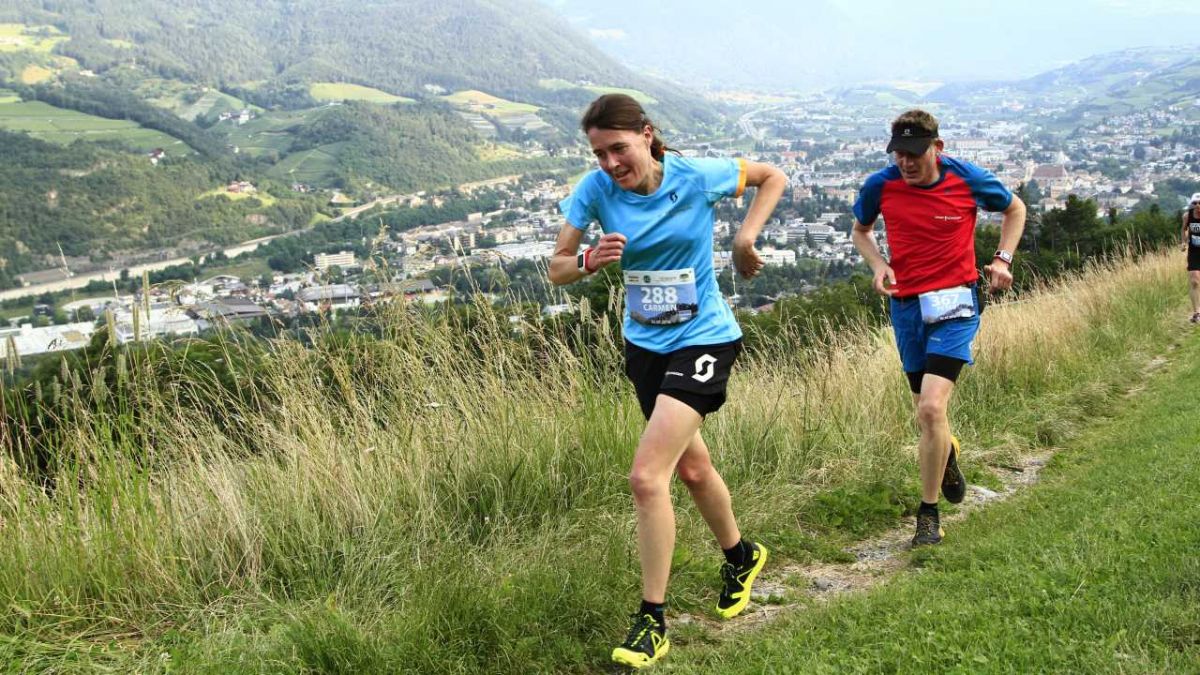 Carmen Otto und Peter Schneider vom Sport Schneider Trail Team  nahmen am Brixen Dolomiten Marathon 2016 teil. von Sport Schneider Lennestadt