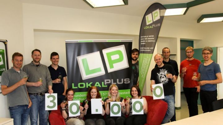 LokalPlus feiert 30.000. Download