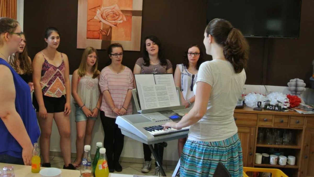 Auch mit von der Partie: Der Kinder- und Jugendchor „Bella Musica“.