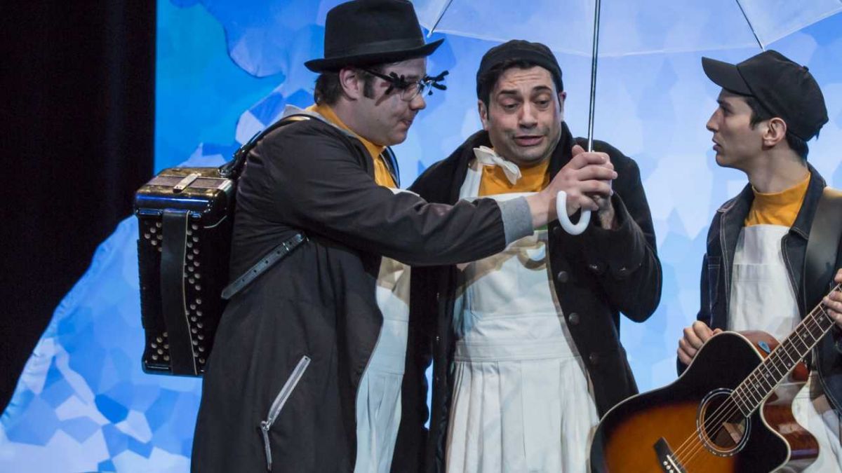 Zwei Pinguine dürfen auf die Arche - aber was machen sie mit ihrem Freund, dem dritten Pinguin? von Junges Theater Bonn