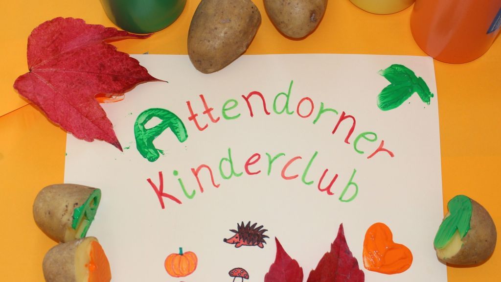 Im Attendorner Kinderclub stimmt sich der Nachwuchs auf den Herbst ein. von privat