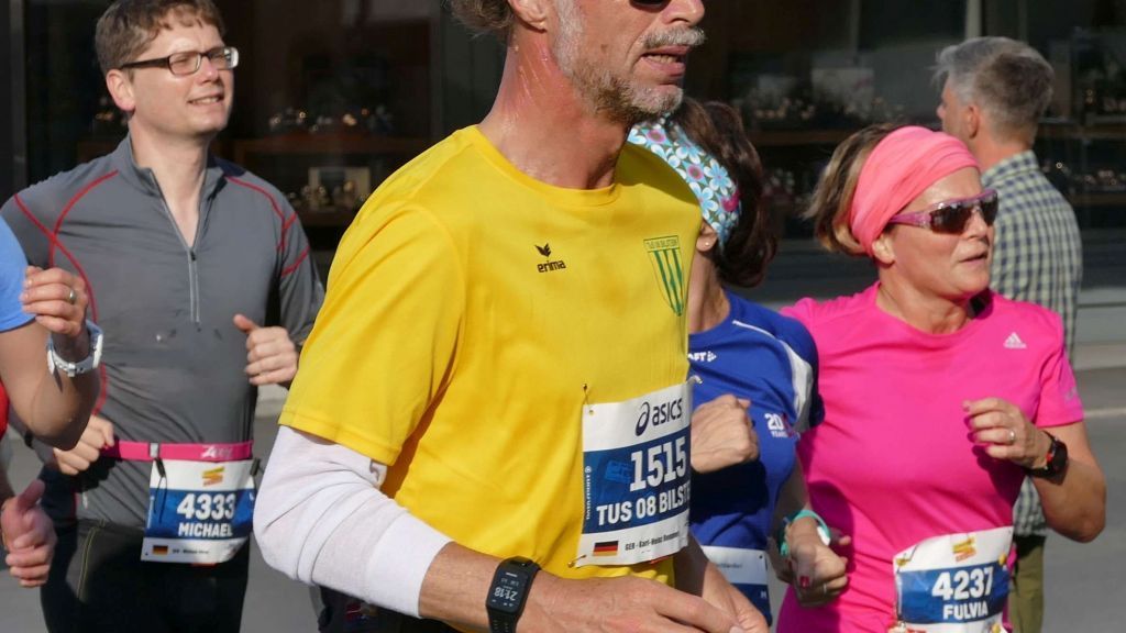 Karl-Heinz Remmert beim Jungfrau-Marathon in der Schweiz. von privat