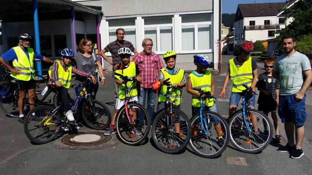 Rund 280 gebrauchte Fahrräder hat das fünfköpfige Team der Fahrradwerkstatt in Lennestadt innerhalb von einem Jahr repariert. von privat