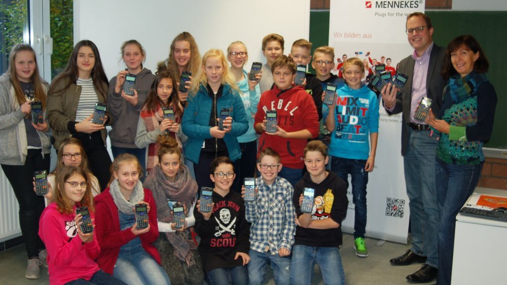 Der Mathe E-Kurs am Standort in Kirchhundem sagt im Namen des gesamten Jahrgangs „Danke“. von privat