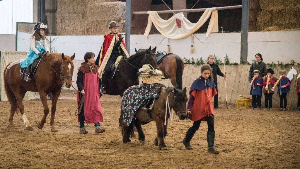 Die Kinder und Jugendlichen des Reitvereins Schwartmecke bei ihrem Pferdemärchen im vergangenen Jahr. von privat