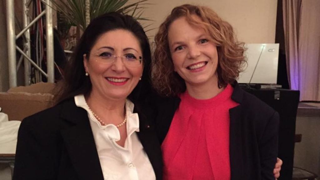 Die beiden SPD-Kandidatinnen für die Bundestagswahl Nezahat Baradari und Monika Baukloh (von links). von SPD
