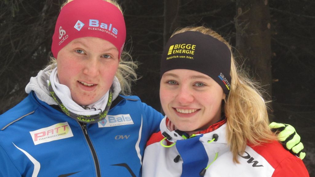 Melina Schöttes (links) und Lara Kamp. von privat