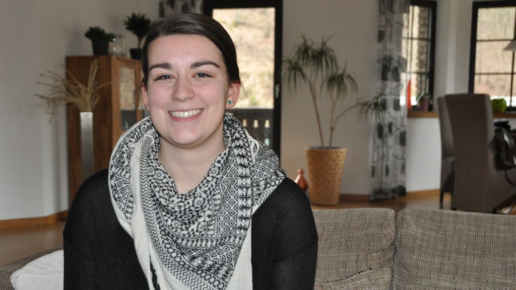 Die US-Schülerin Rachel Rathman verbringt ein Jahr in Deutschland. von Ina Hoffmann