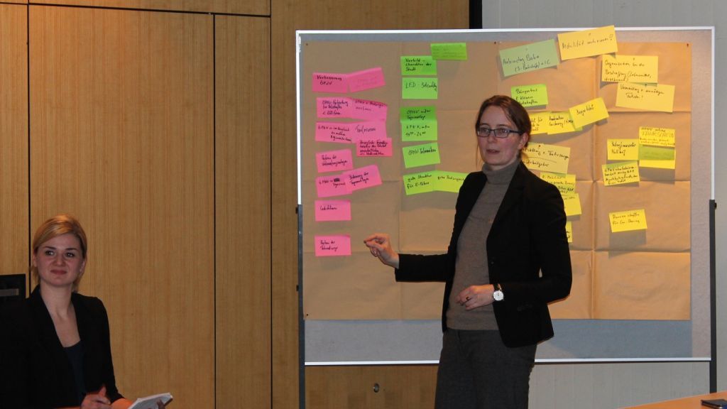 Carolin Dietrich moderierte den fünften Workshop zum Thema Klimaschutz. von privat