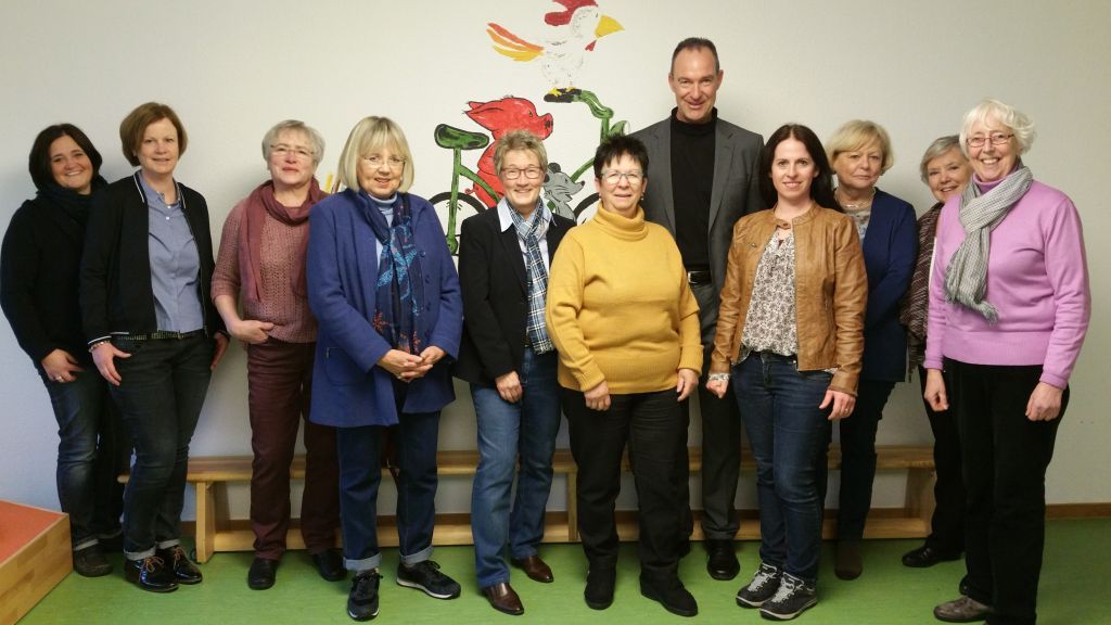 Die Frauen Union besuchte gemeinsam mit Landtagskandidat Jochen Ritter die Kindergärten der GFO. von privat