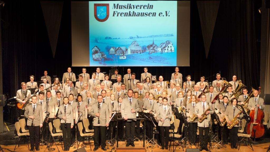 Der Musikverein Frenkhausen begeisterte sein Publikum in der Olper Stadthalle. von privat