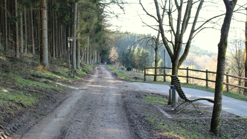 Das Radweg-Teilstück „Am Dünneckenberg“. von Hansestadt Attendorn