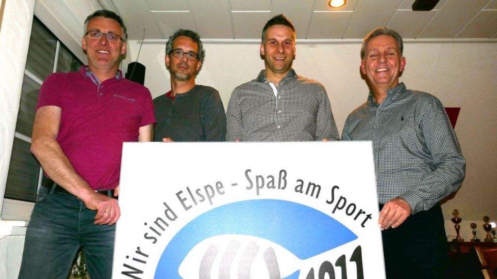 Bilden den neuen Vorstand: (von links) Lothar Wittwer, Markus Jost, Fabian Biermann, Christoph Heimes von privat