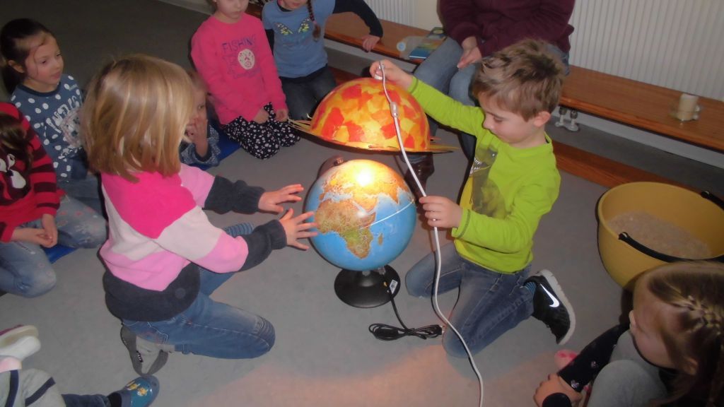 Bei der Projektwoche zum Thema „Klimaschutz“ lernten die Kinder der Schatzkiste viel dazu. von Kerstin Sauer