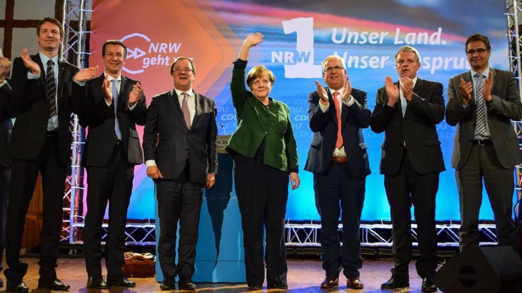 Freude über ein gutes Wahlergebnis der CDU. von privat