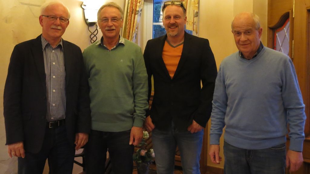 von links: Franz Josef Rotter, Gerd Kitscha, Heiko Kitscha, Peter Berkenkopf. von privat