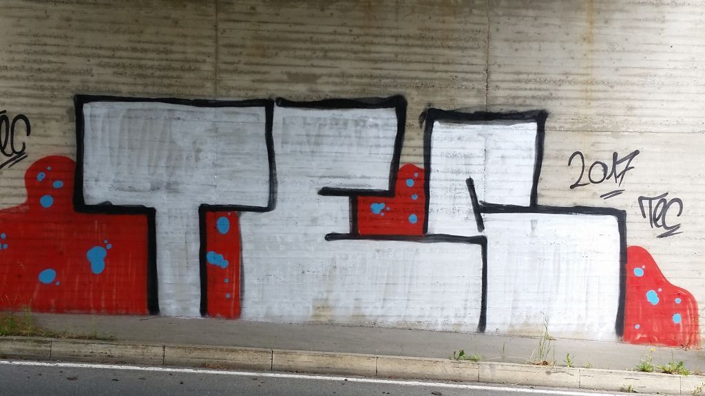 Dieses Graffiti soll an der L737 in Obervalbert neu entstanden sein. von privat
