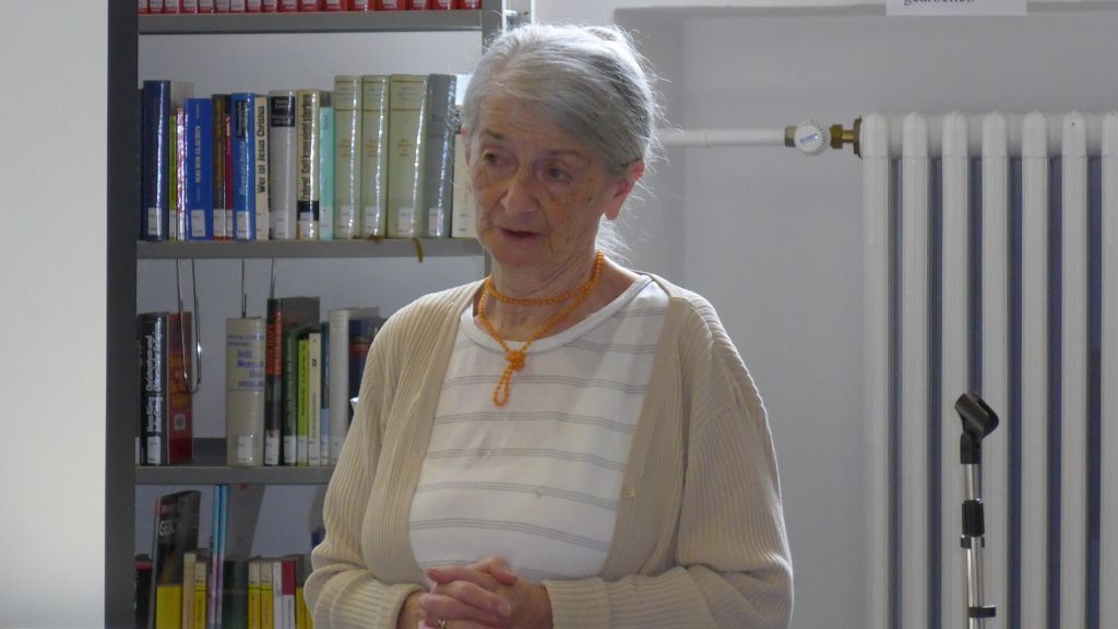 Henriette Kretz erzählte den Schülern von ihrer Kindheit und ihrem Schicksal während des Holocaust. von privat