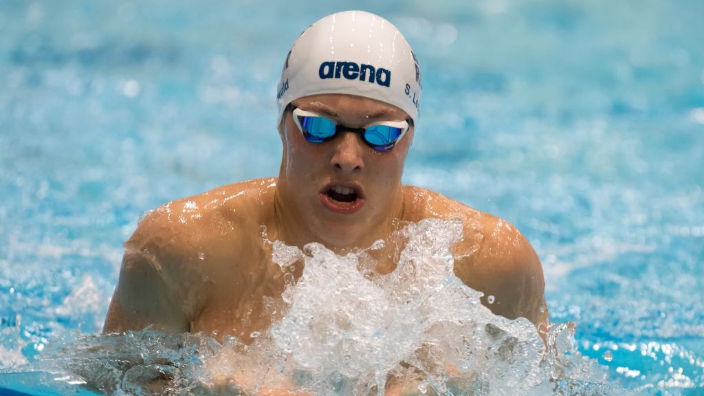 Silas Leowald hat an den Deutschen Meisterschaften im Schwimmen in Berlin teilgenommen. von Mirko Seifert
