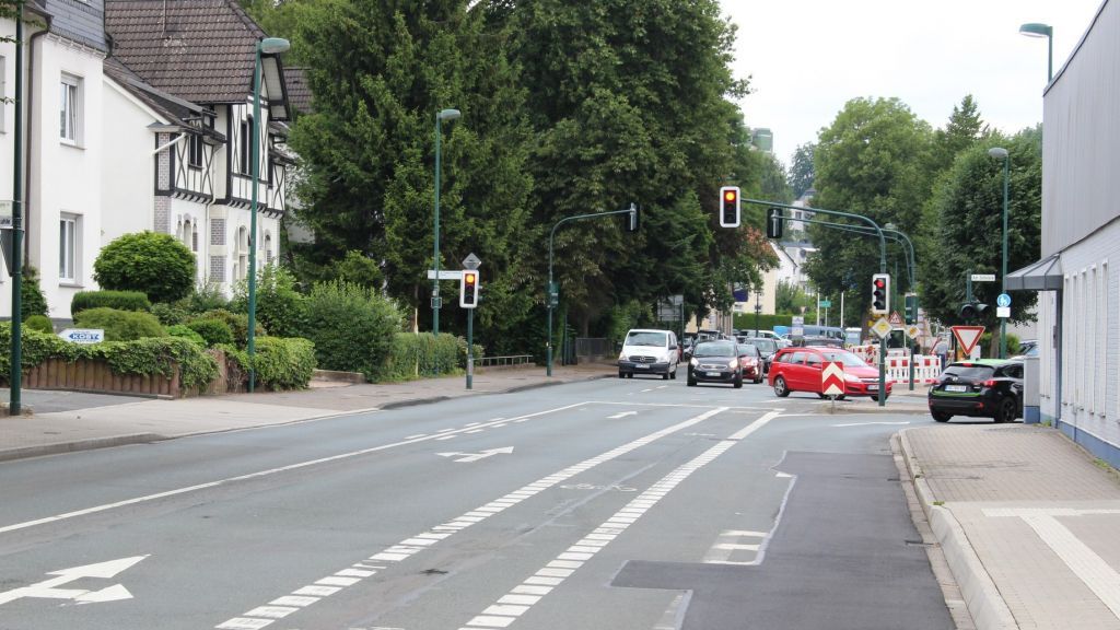 Verkehrsbehinderungen können ab dem 6. Juli im Bereich der Kölner Straße in Attendorn auftreten. von Hansestadt Attendorn