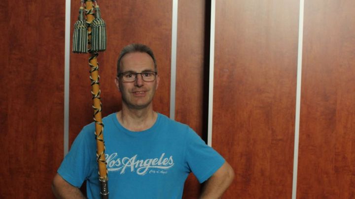 Tambourmajor ist bestens vorbereitet