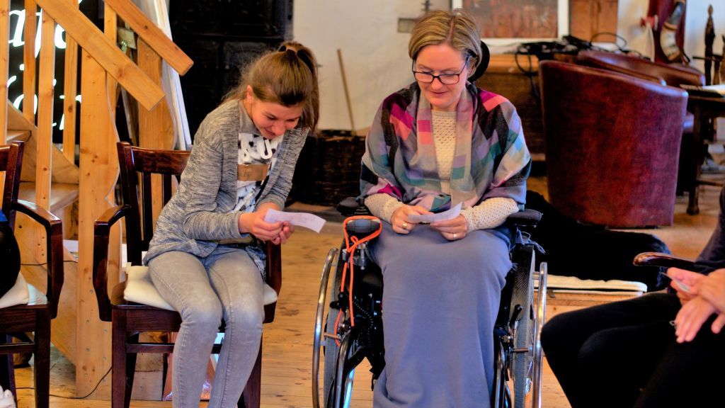 Durch Muskeldystrophie erkrankt gehört der Rollstuhl seit fast zehn Jahren zum Leben von Nina Hoffmann. von privat