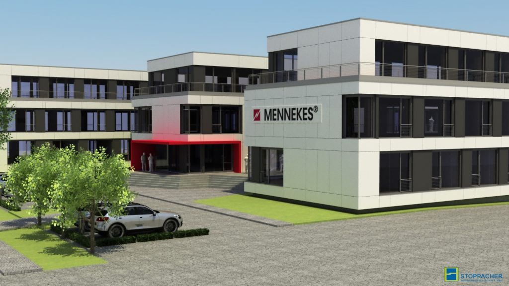 Mennekes erweitert sich im Gewerbegebiet Welschen-Ennest. von privat