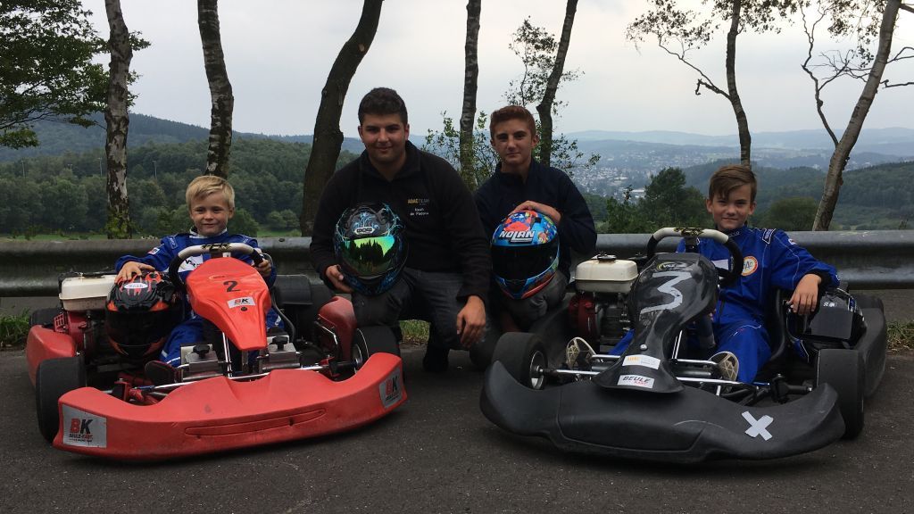 Die vier OAC-Endlauf-Teilnehmer 2017: (von links) Noah Beckmann, Noah De Padova, Davide De Padova und Theo Stahlhacke. von OAC