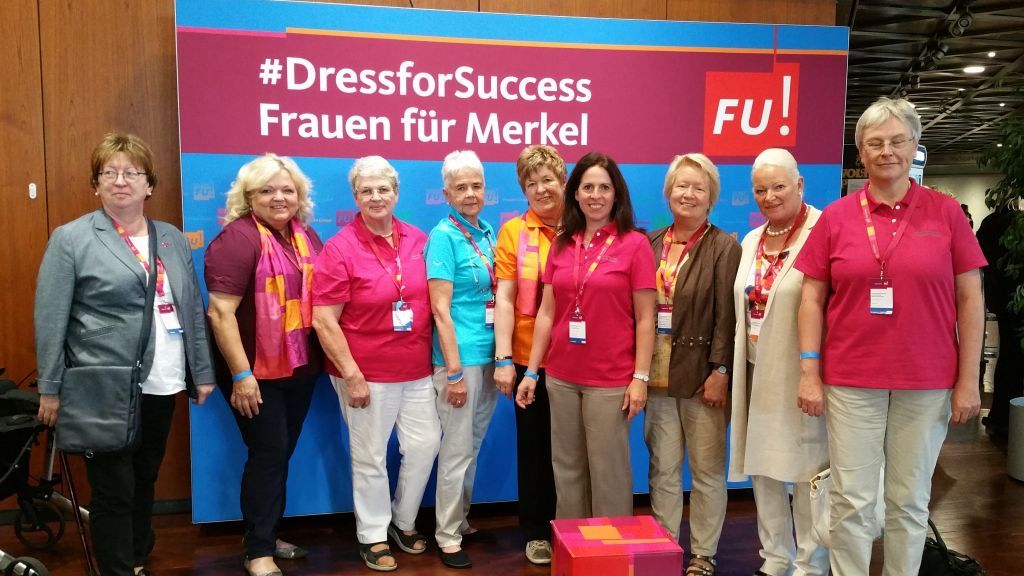 Heimische Vertreterinnen der Frauen Union Südwestfalen nahmen kürzlich am Bundesdelegiertentag in Braunschweig teil. von privat