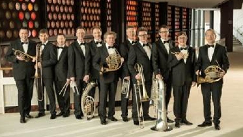 Die elfköpfige Formation „German Brass“ gastiert am Donnerstag, 21. September, in der Olper Stadthalle. von privat
