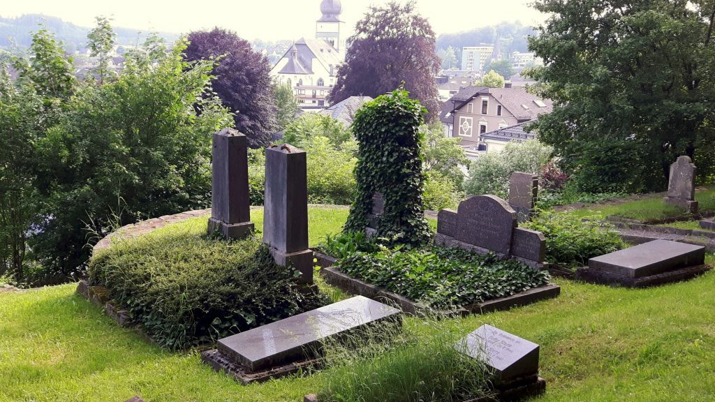 Der jüdische Friedhof in Attendorn. von privat