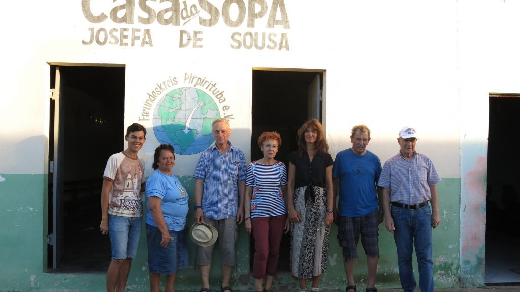 Die Reisegruppe des Freundeskreises Pripirituba verbrachte zwölf Tage in der brasilianischen Kleinstadt. von privat