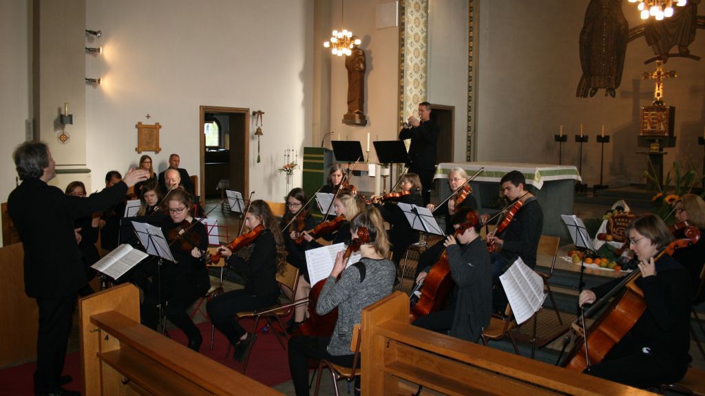Das Gemeinschaftsorchester „Concerto“ spielte in der Pfarrkirche Gerlingen. von privat