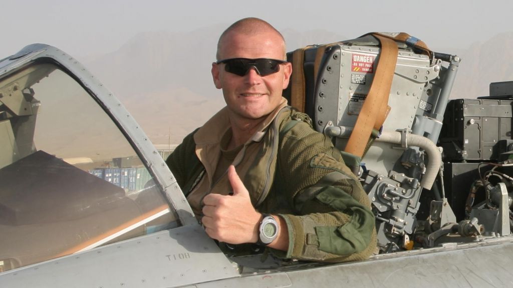 Referent beim „Unternehmerfrühstück“ ist der „Top Gun Leaders“-Trainer und Consultant bzw. ehemalige Kampfpilot Jörg „Stoney“ Wittenstein. von privat