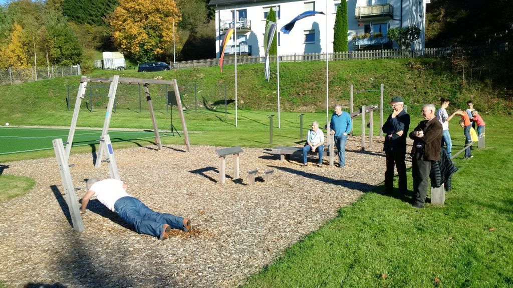 Im Mehrgenerationen-Sportpark in Würdinghausen ging es am Samstag, 14. Oktober, sportlich zu. von privat