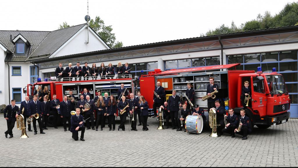 Der Musikzug der Freiwilligen Feuerwehr Drolshagen freut sich auf das Jahreskonzert. von privat