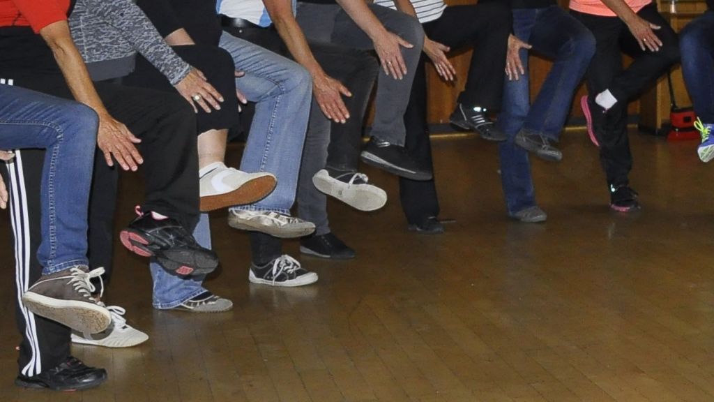 Die Füße in Aktion: „Line Dance“ ist ein Sport für Jedermann. von privat