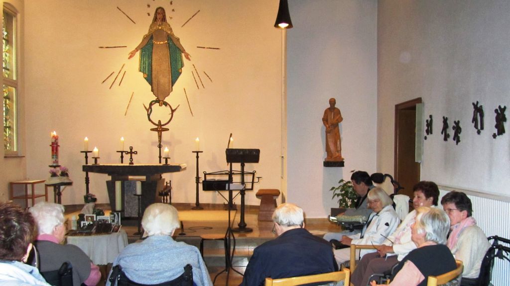 Auch Ende November gibt es wieder eine Andacht im St. Josefsheim in Wenden. von privat